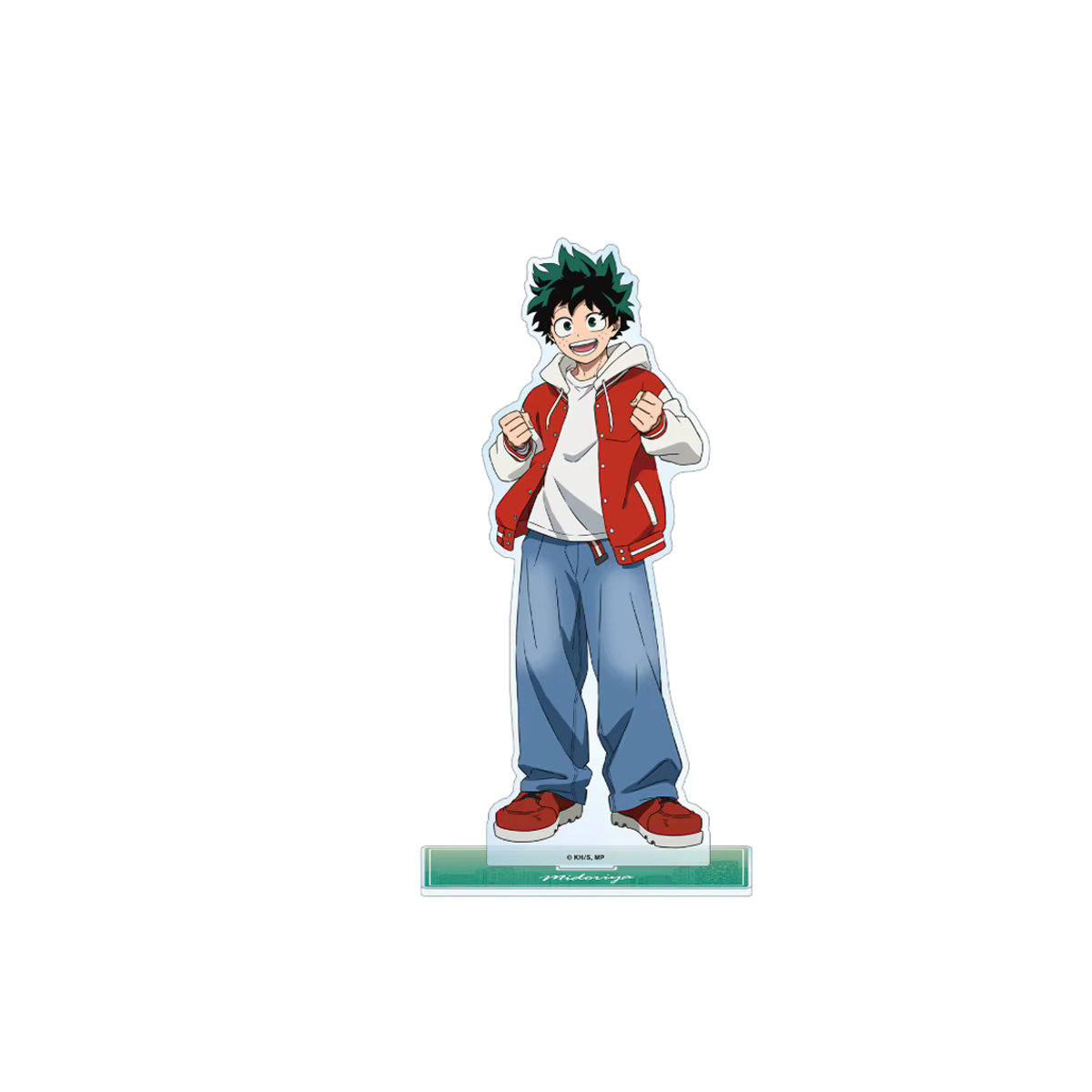 My Hero Academia Anime Acryl-Standfigur Katsuki Bakugo und Izuku Midoriya als Schlüsselanhänger und Desktop-Deko, mehrfarbig, Höhe: 15 cm - Bild 1