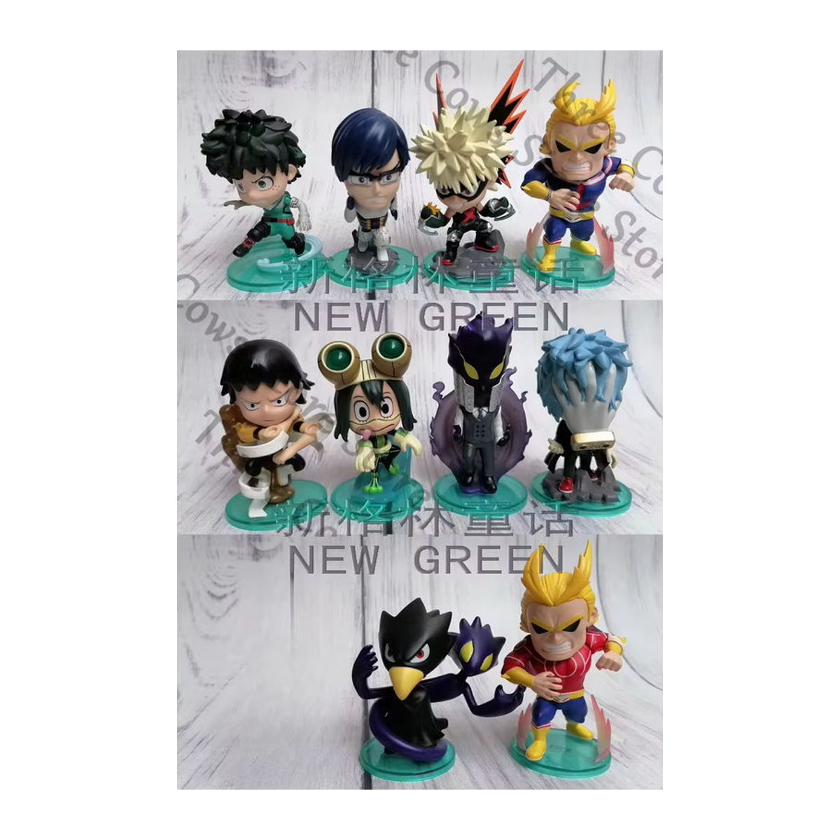 My Hero Academia Anime Cosplay Figuren Modell Set TLIT mehrfarbig aus Kunststoff - Bild 2