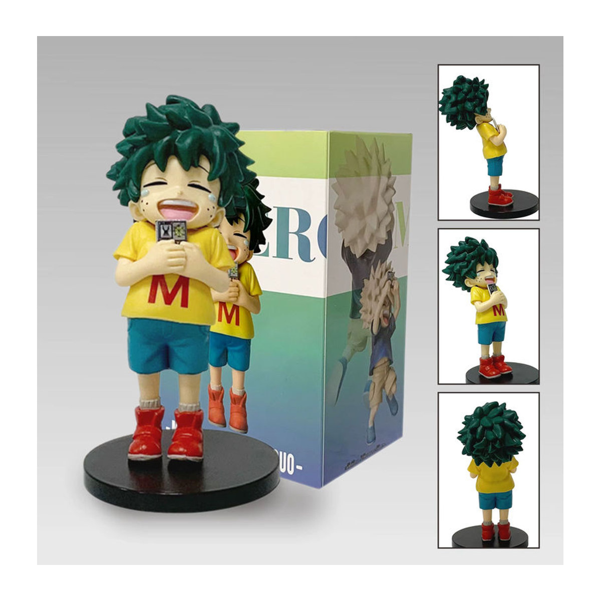 My Hero Academia Anime Figuren Izuku Midoriya und Katsuki Bakugo Kindheit Modell Dekoration aus Kunststoff, mehrfarbig - Bild 3