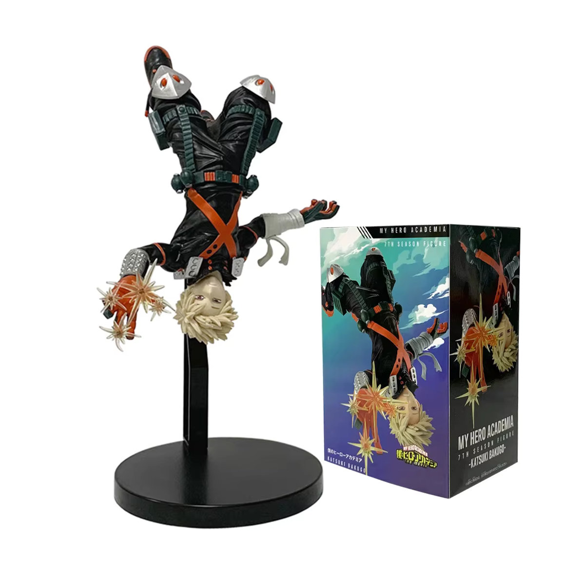 My Hero Academia Bakugou Katsuki PVC Figur – Mehrfarbige Anime Dekofigur für Kinder und Sammler, Höhe: 11,5 bis 22 cm - Bild 3