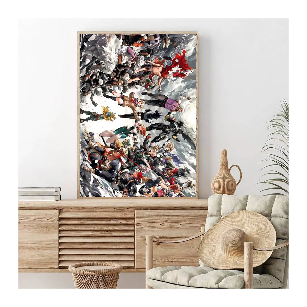 My Hero Academia Poster selbstklebender wasserfester Papieraufkleber mehrfarbig rechteckig für Wanddekoration - Bild 5