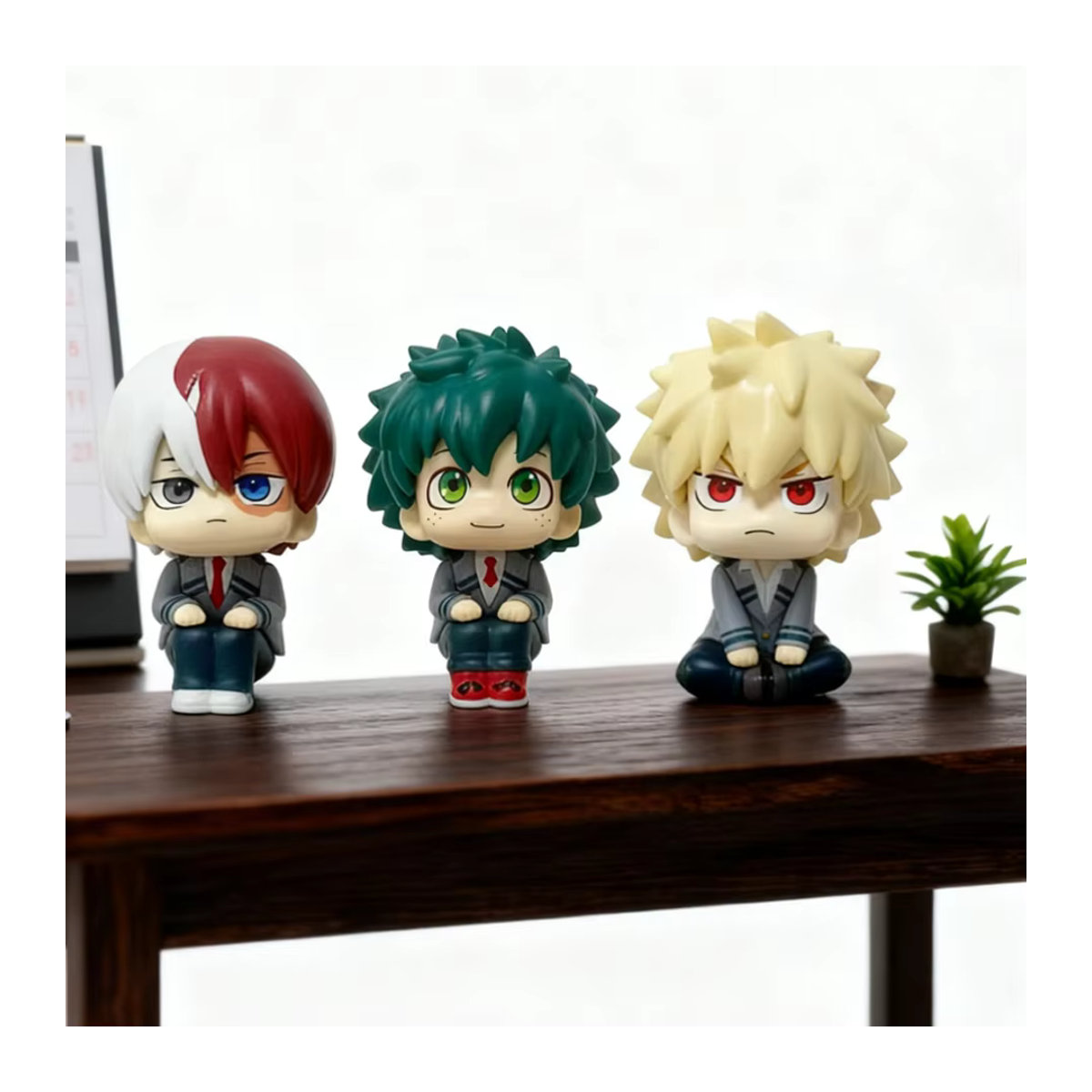 My Hero Academia Q-Version Actionfiguren Tomura Shigaraki, Izuku Midoriya und Katsuki Bakugo als niedliche PVC-Modelle in Mehrfarbig - Bild 4