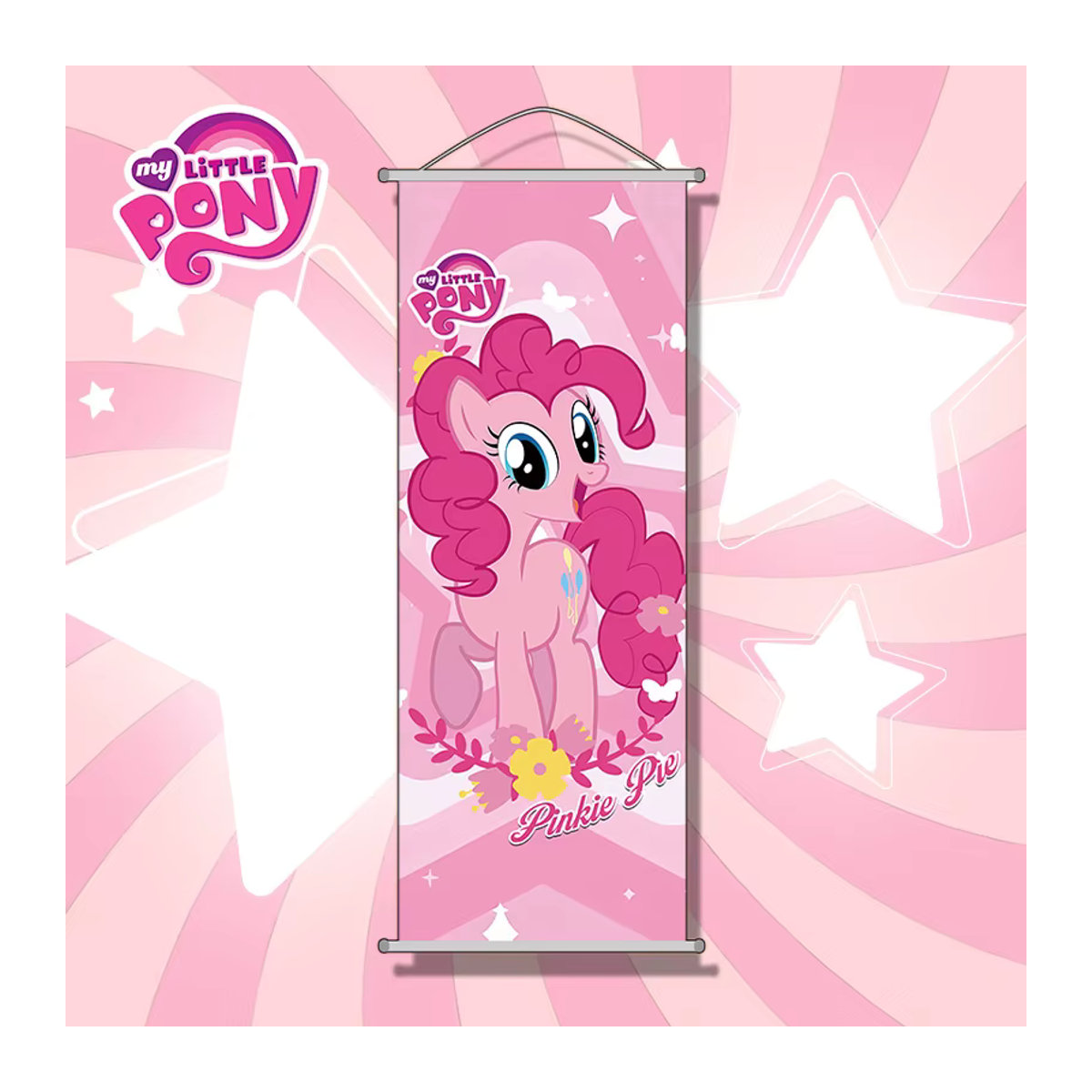My Little Pony Hängegemälde Pinkie Pie Poster als dekorative Wandmontage aus Papier in mehrfarbigem Design - Bild 2