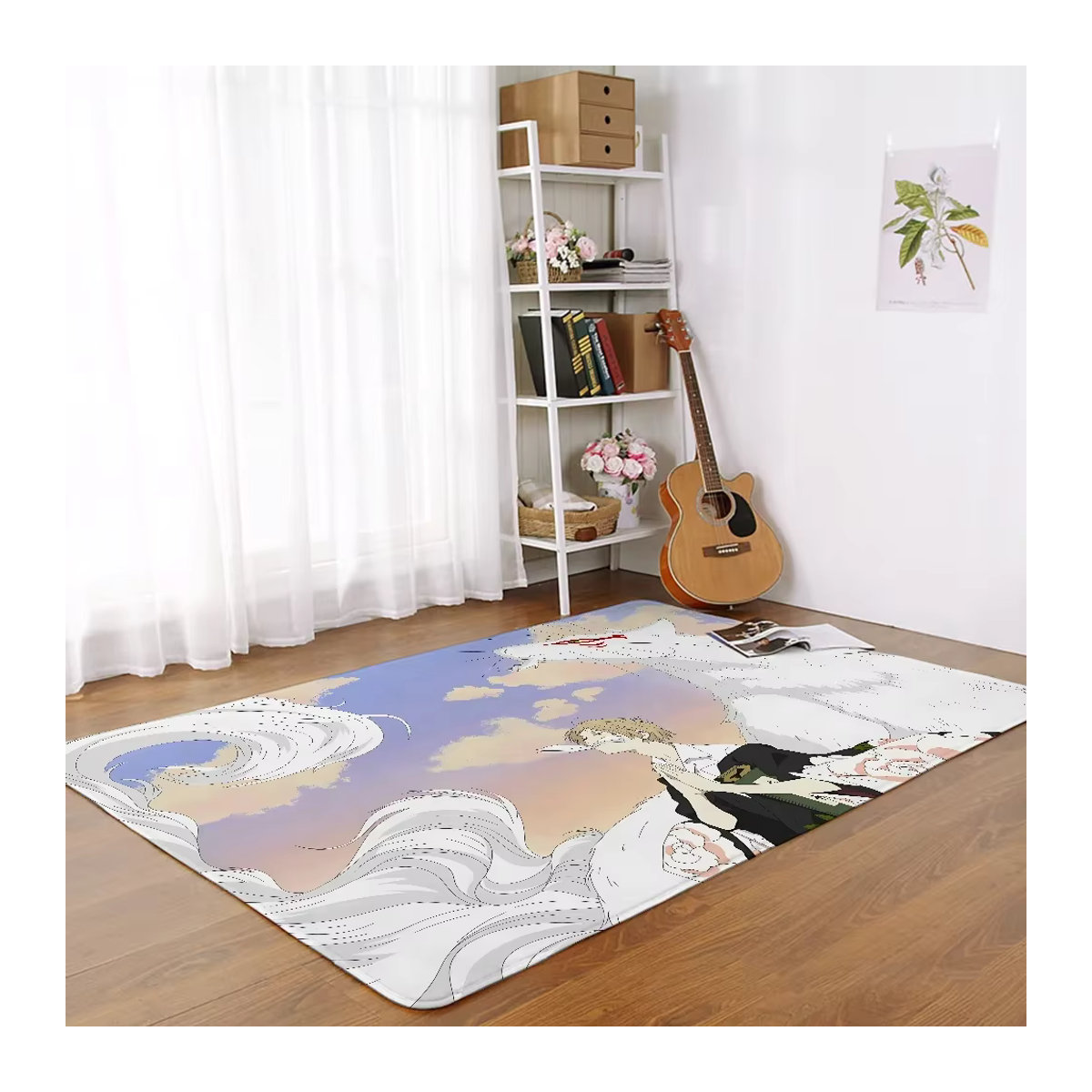 N-Natsumes-s Buch der Freunde Bodenmatte für Wohnzimmer und Kinderzimmer, weicher Spielteppich, mehrfarbig - Bild 2