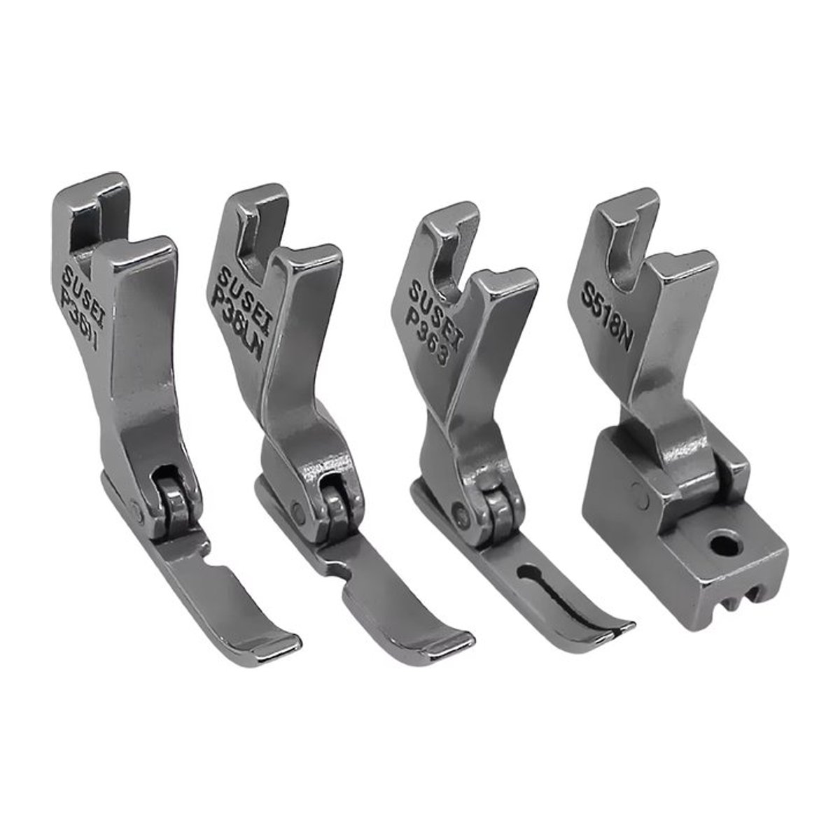 Nähfuß-Set mit Reißverschluss P363 S518N P36N P36LN aus Edelstahl für Singer Brother Juki industrielle Steppstich Nähmaschinen Zubehör - Bild 1