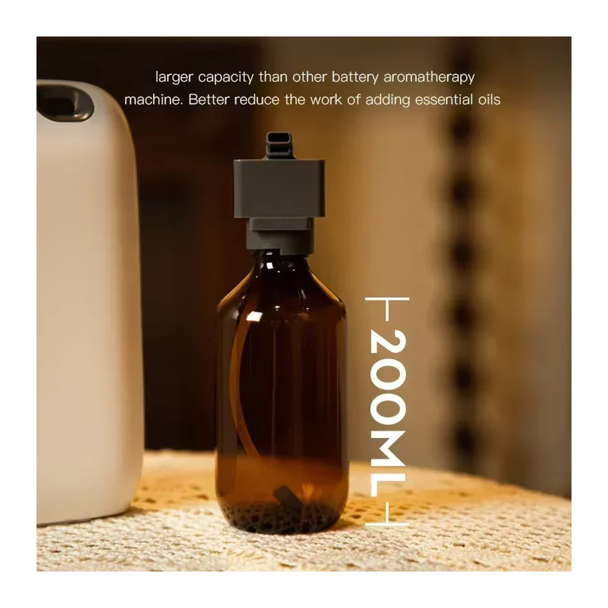 Namaste Bluetooth Aromadiffusor Le Parfum Fasina in Weiß mit Akku und ätherischen Ölen - Bild 4