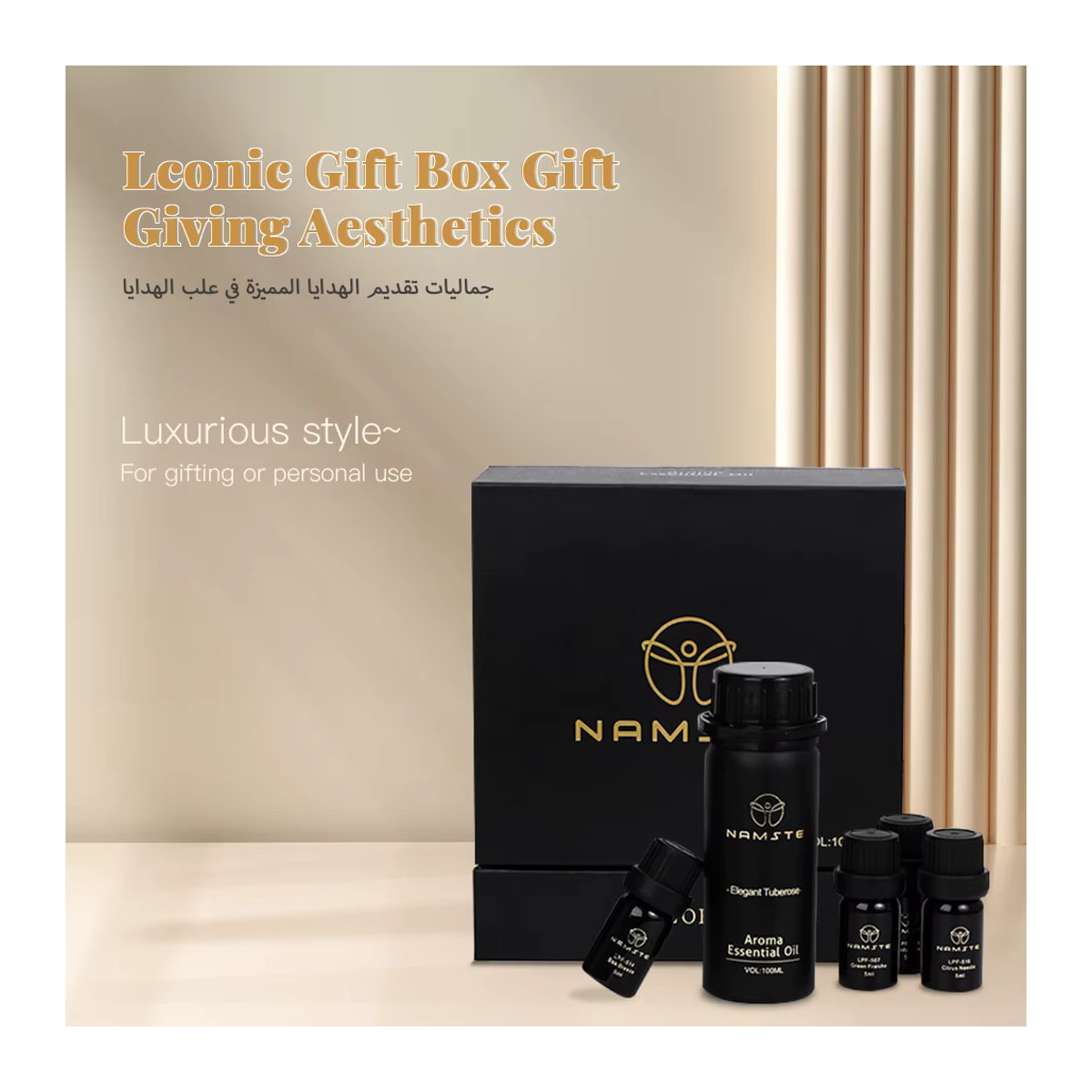NAMTSE Parfüm für Frauen mit Pflanzenextrakt als Raumduft und Lufterfrischer in Schwarz, 100 ml - Bild 3