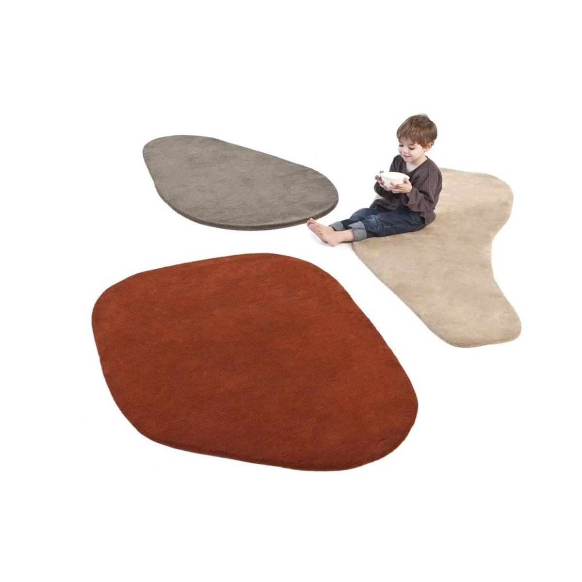 Nanimarquina Stone Wool Teppich in Beige - Bild 2