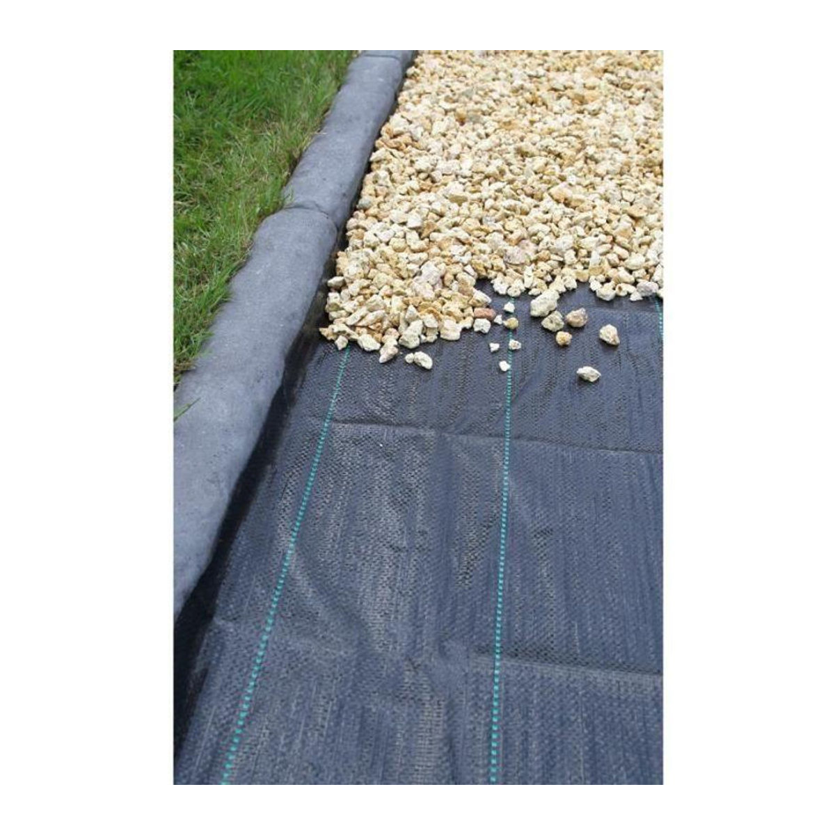 Nature Unkrautvlies Schwarz 4,20 x 5 m UV-beständig 100 g/m² - Bild 2