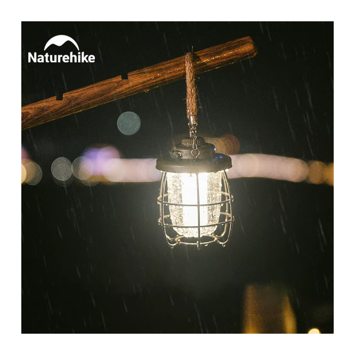 Naturehike Camping Laterne Retro USB Ladbar IPX4 Wasserdicht Ultraleicht für Wandern und Picknick - Bild 6