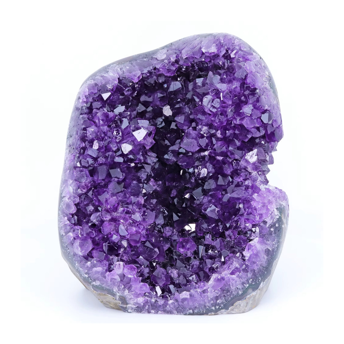 Natürliche Amethyst Geode als Kristallquarz-Cluster in Lila, 1,5-6 kg - Bild 4
