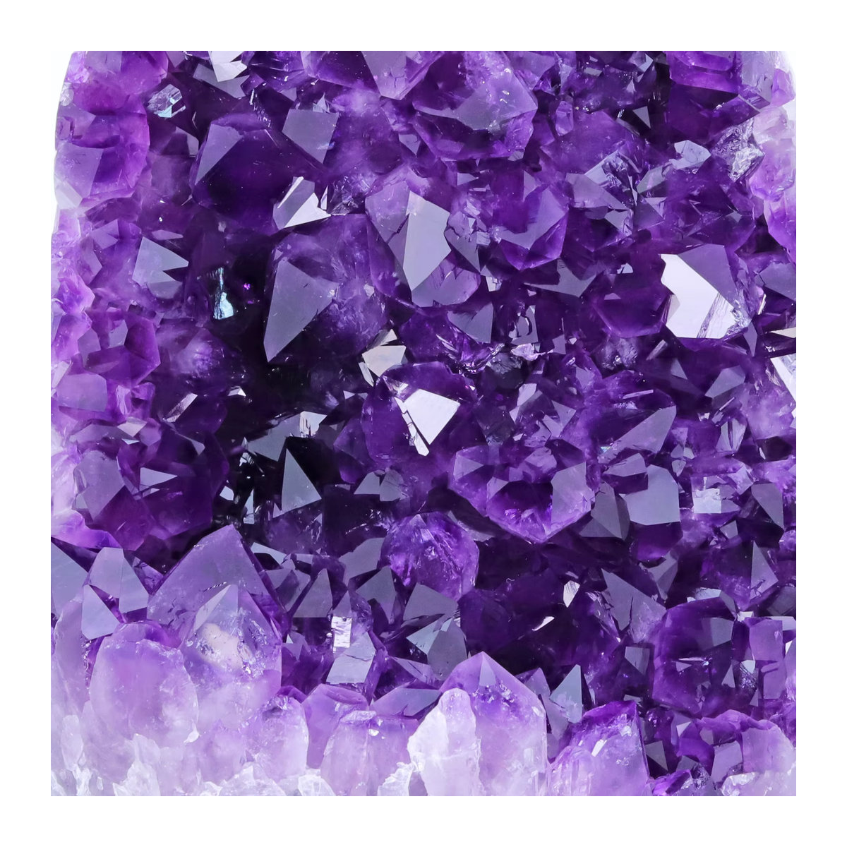 Natürliche Amethyst Geode als Kristallquarz-Cluster in Lila, 1,5-6 kg - Bild 5