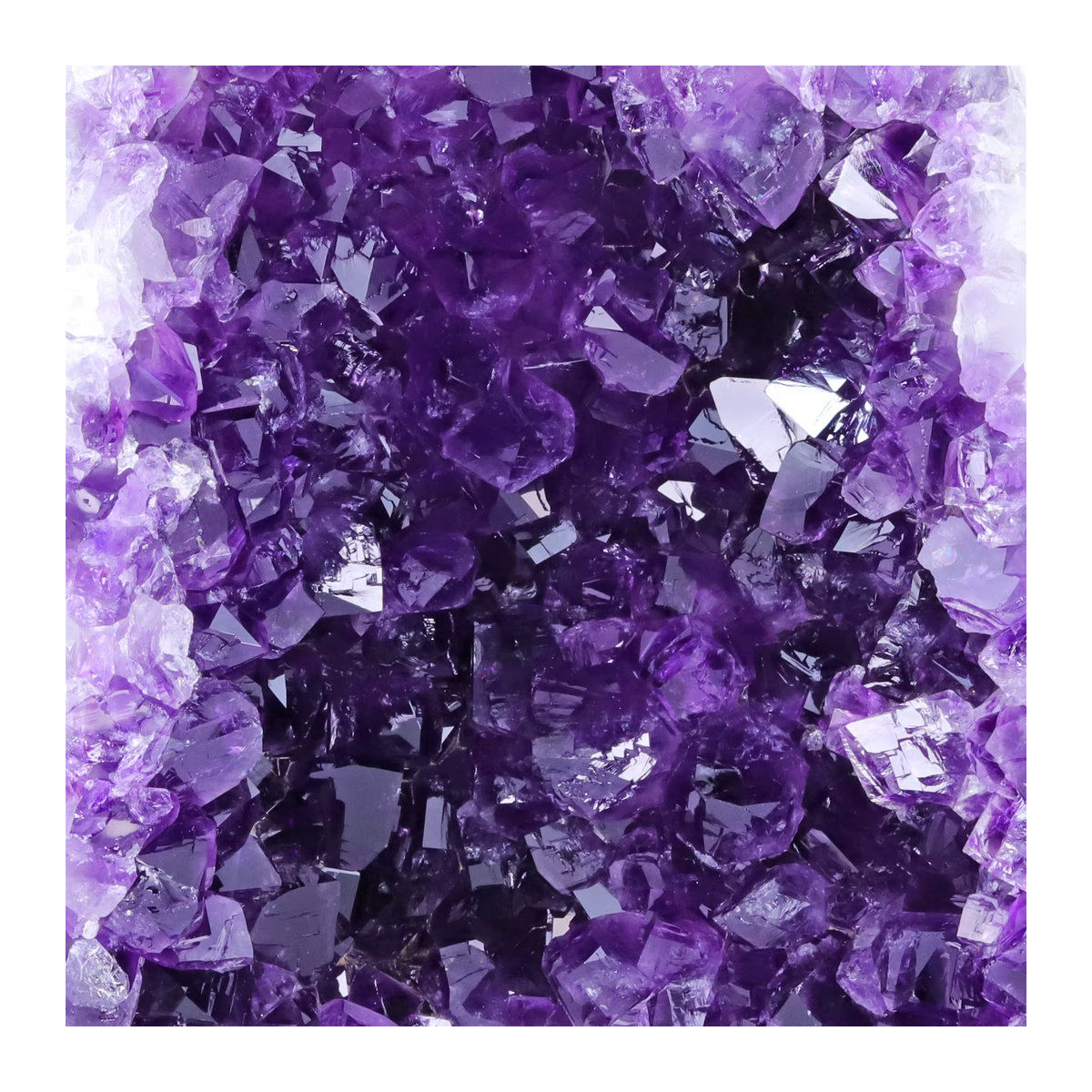 Natürliche Amethyst Geode als Kristallquarz-Cluster in Lila, 1,5-6 kg - Bild 6