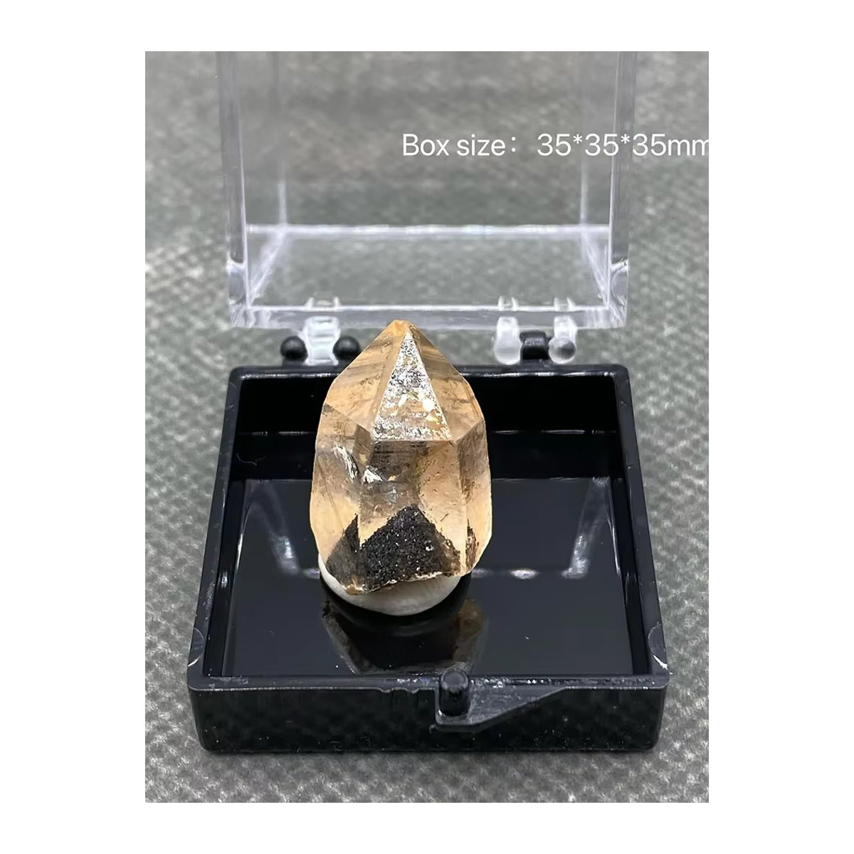 Natürliche Goethit-Erz-Kristallsäule Black Silver Mountain in Schwarz, Silber und Braun - Bild 7