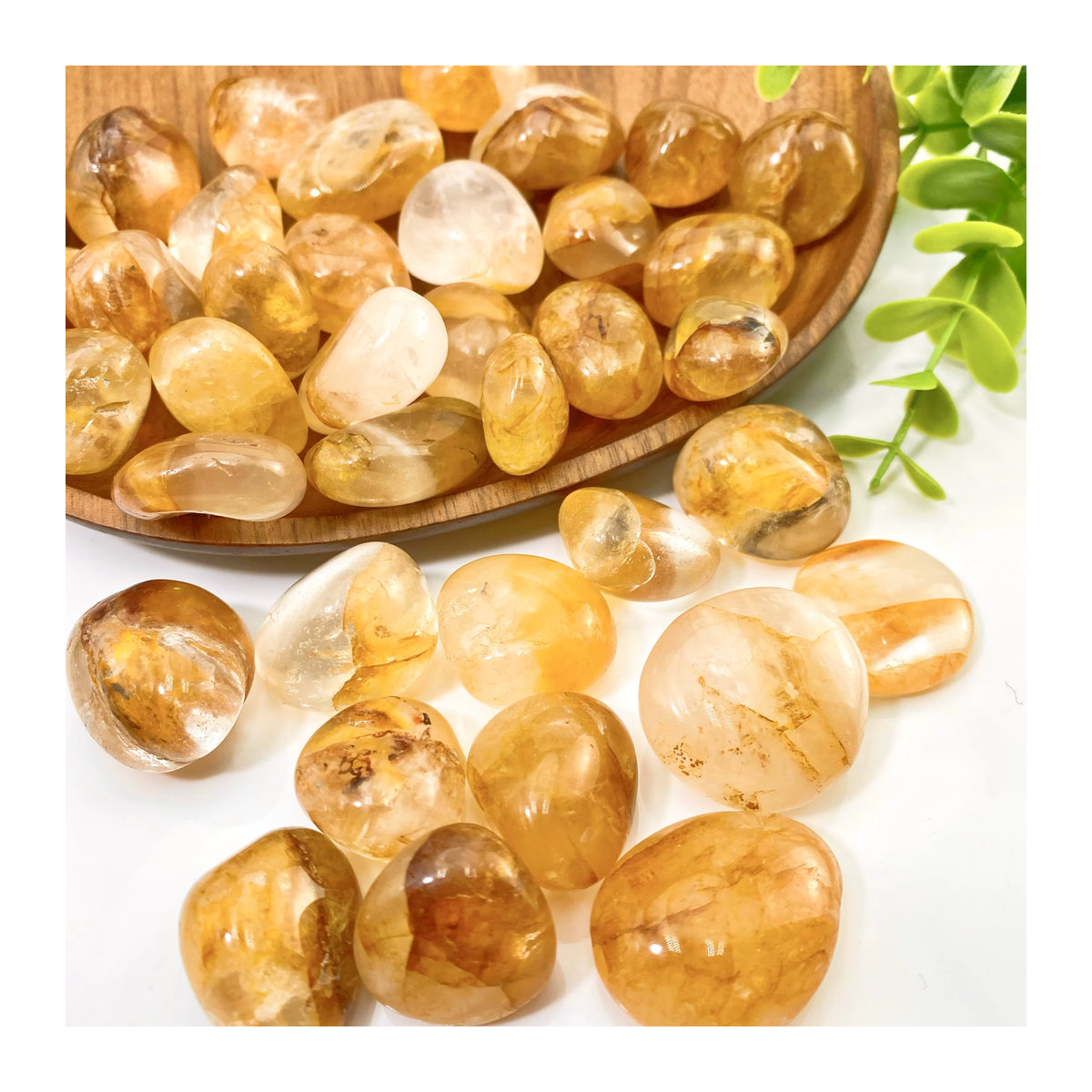 Natürliche Golden Healer Kristalle als Dekoration, gelbe Rohsteine in unregelmäßiger Form, 50 g - Bild 5