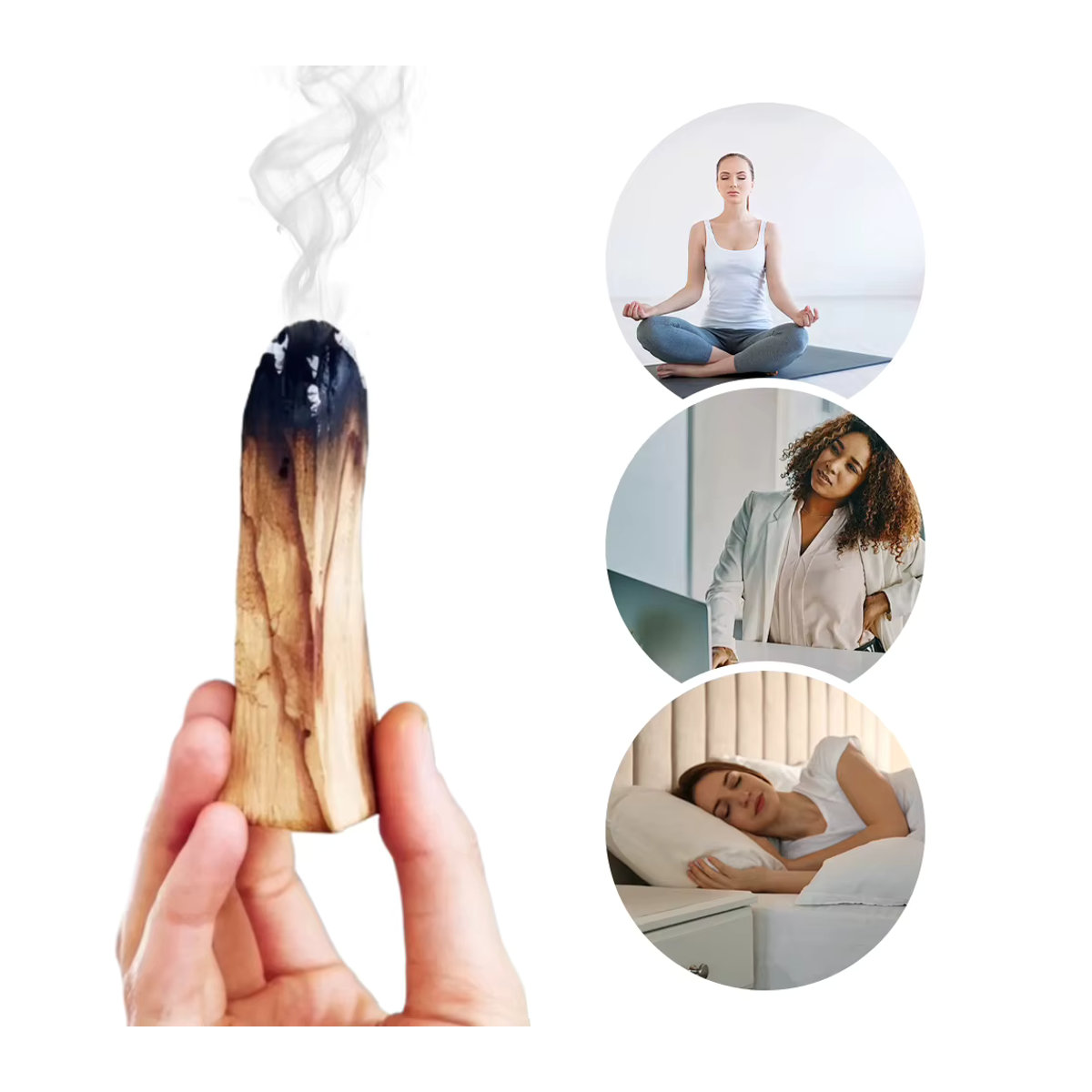 Natürliche Palo Santo Räucherstäbchen aus Holz in Braun zur Reinigung und Entspannung - Bild 5