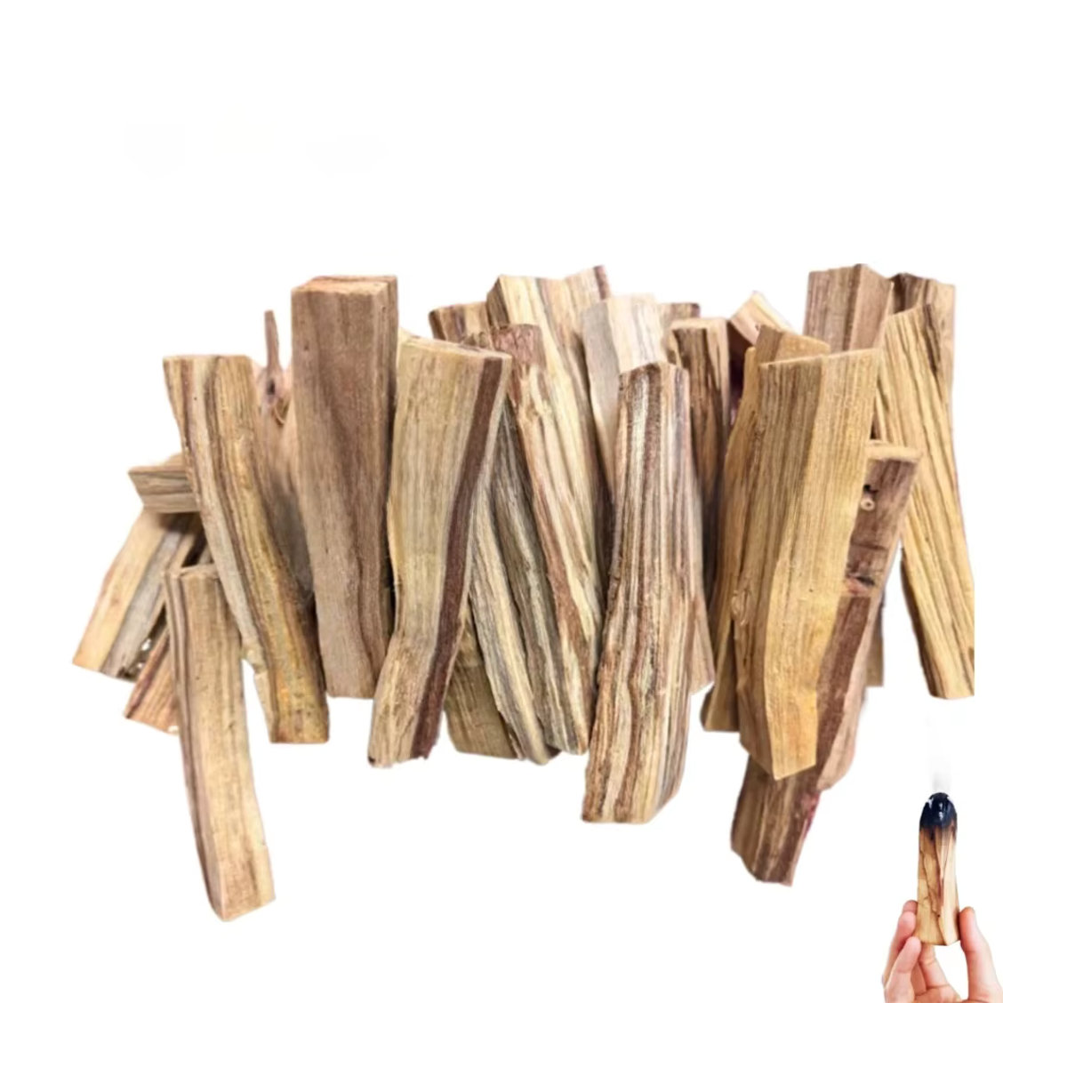 Natürliche Palo Santo Räucherstäbchen aus Holz in Braun zur Reinigung und Entspannung - Bild 7