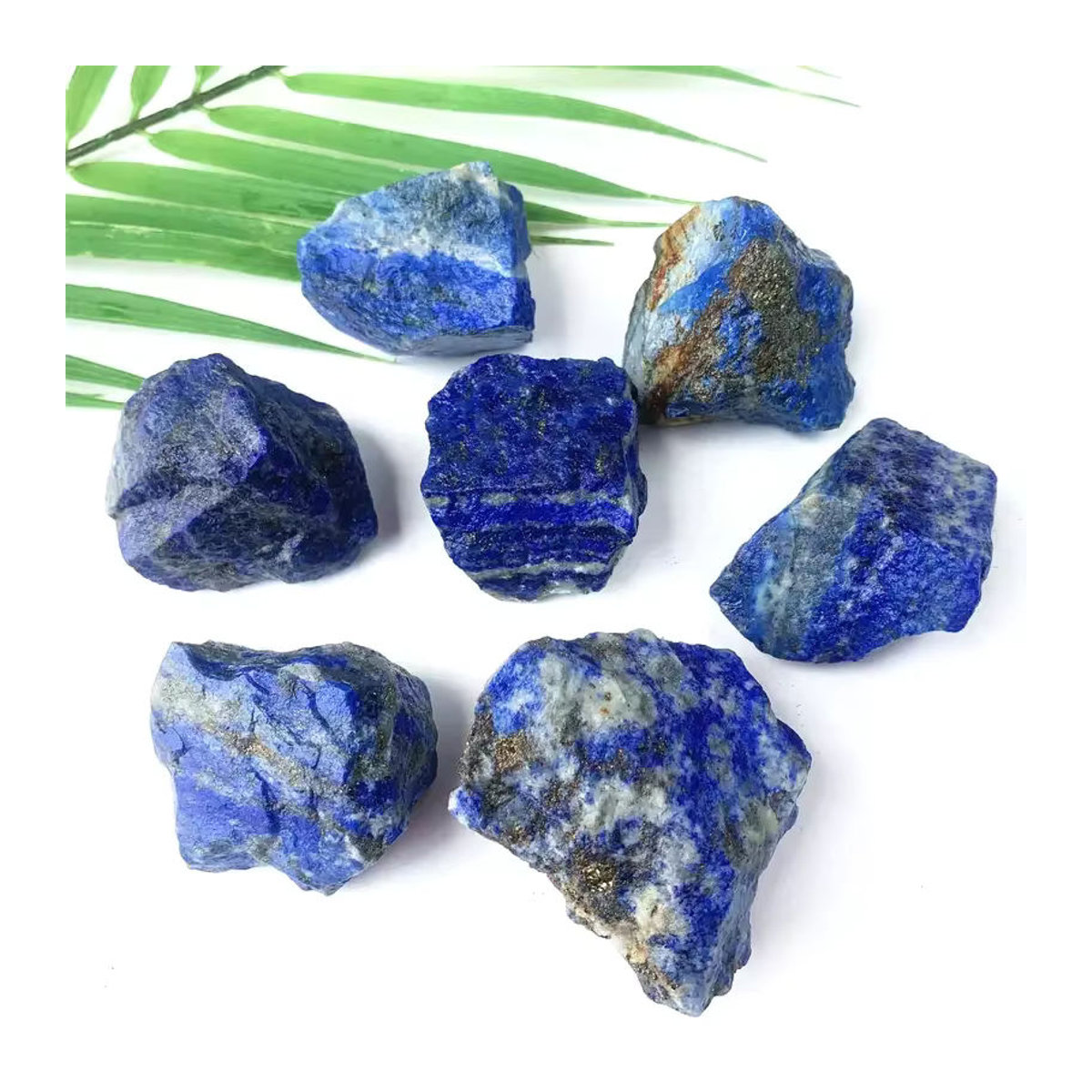 Natürlicher Lapislazuli-Kristall von STONE BROTHERS in Blau, roher Edelstein als dekorativer Stein für Aquarien, Blumentöpfe und Dekorationen - Bild 4