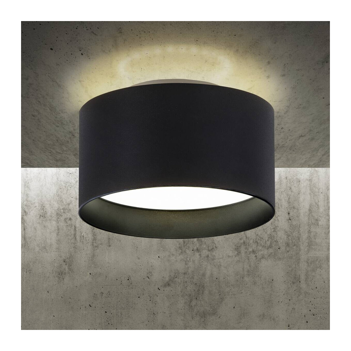 Näve LED Deckenspot TRIOS Strahler Schwarz aus Kunststoff und Metall mit 2 Brennstellen Durchmesser: 14 cm - Bild 3