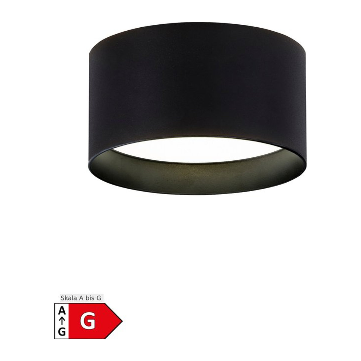 Näve LED Deckenspot TRIOS Strahler Schwarz aus Kunststoff und Metall mit 2 Brennstellen Durchmesser: 14 cm - Bild 4