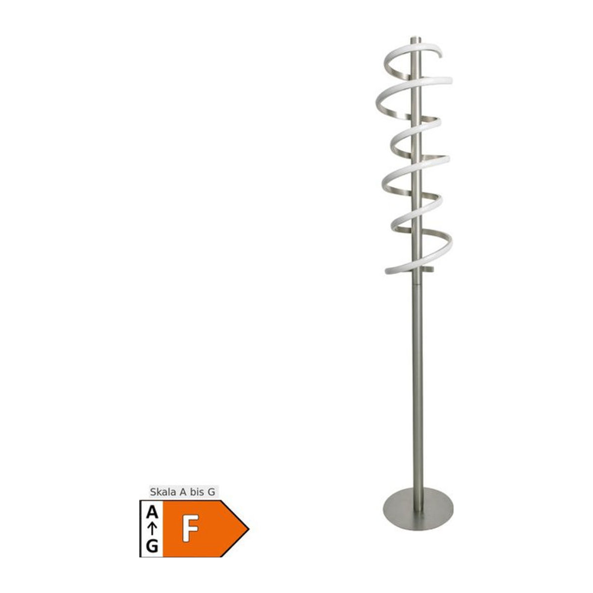 Näve LED Stehleuchte Belleza in Silber, Höhe: 140 cm, Breite: 22 cm, Tiefe: 22 cm - Bild 1