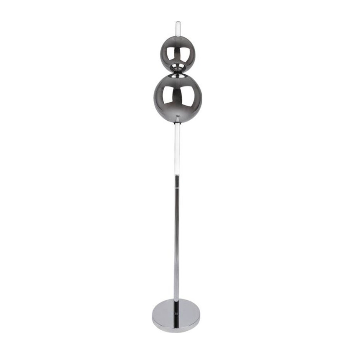 Näve LED Stehleuchte NOVA in Chrom mit Glas und Metall, Höhe: 149,7 cm, Durchmesser: 25 cm - Bild 1