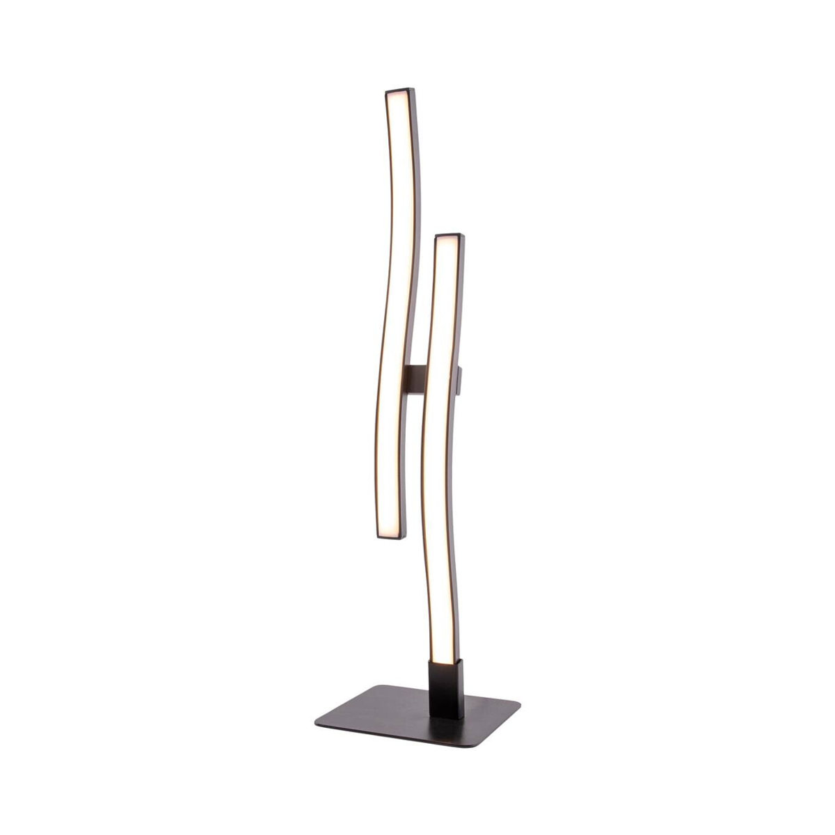 Näve LED-Tischleuchte ONDA in Schwarz aus Metall und Kunststoff, Warmweiß, B/H/T: 12 x 44 x 12 cm - Bild 1