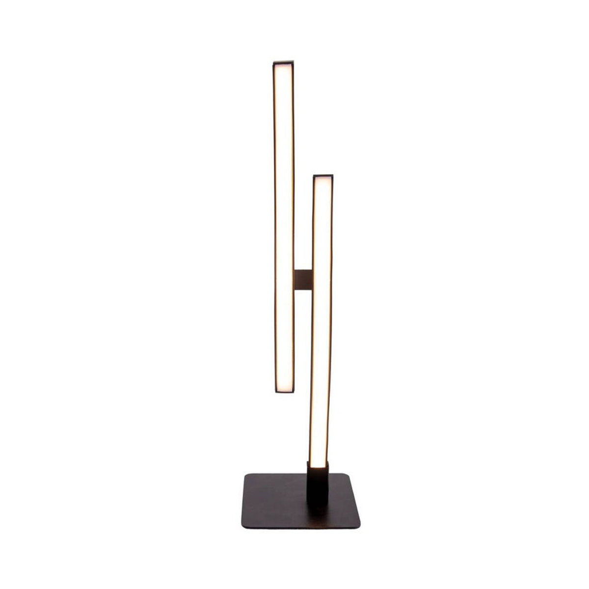 Näve LED-Tischleuchte ONDA in Schwarz aus Metall und Kunststoff, Warmweiß, B/H/T: 12 x 44 x 12 cm - Bild 2