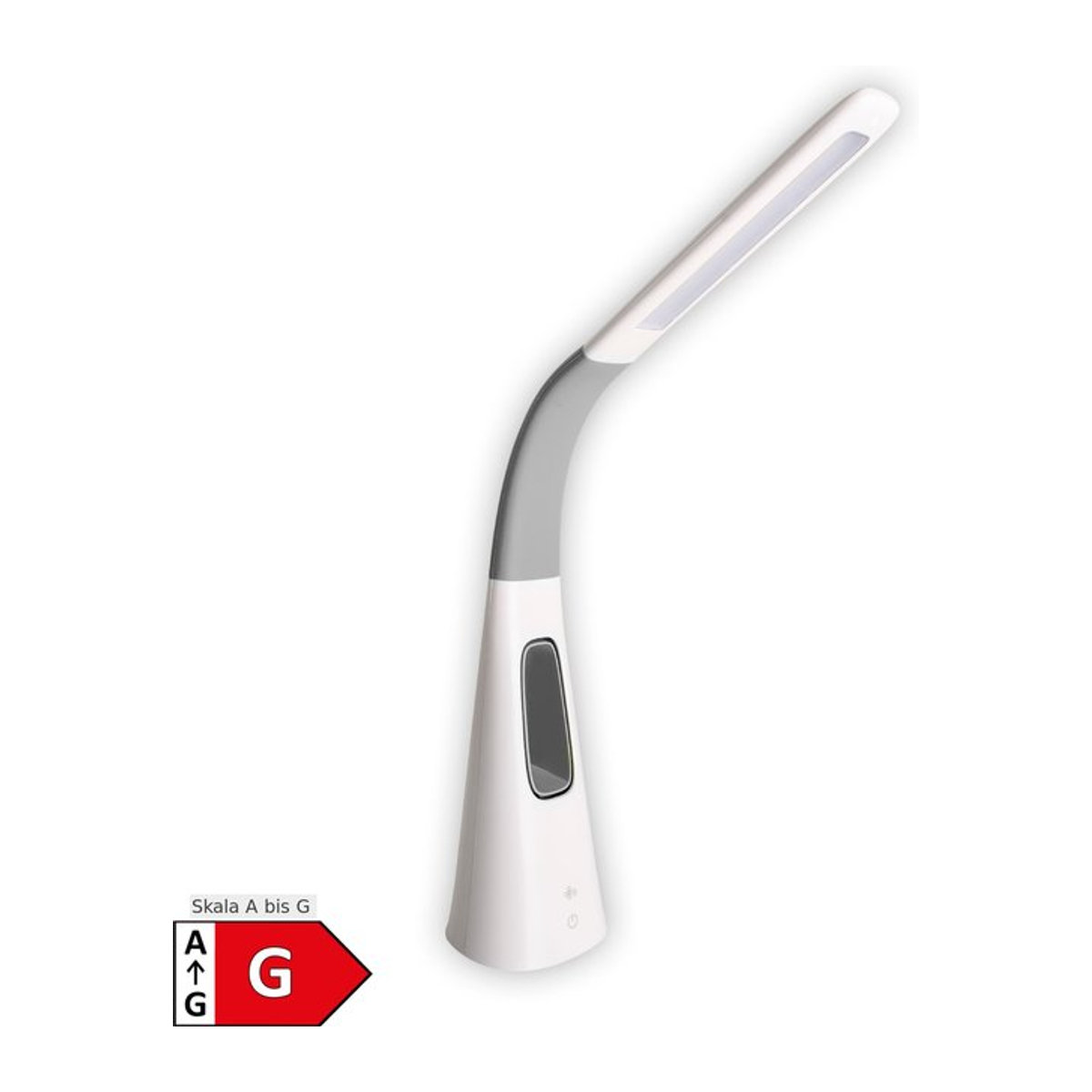 Näve LED-Ventilatortischleuchte Ventu in Weiß, dimmbar, H: 40 cm, B: 10 cm, T: 12 cm - Bild 1