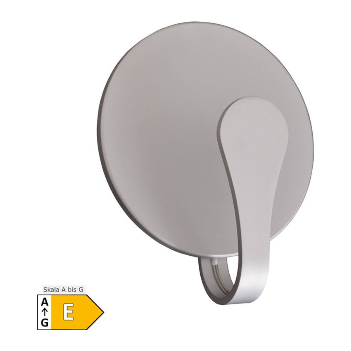 Näve LED-Wandleuchte STAN in Grau aus Aluminium, 6W, 580lm, Warmweiß, BxH: 15,8 x 18,4 cm - Bild 2