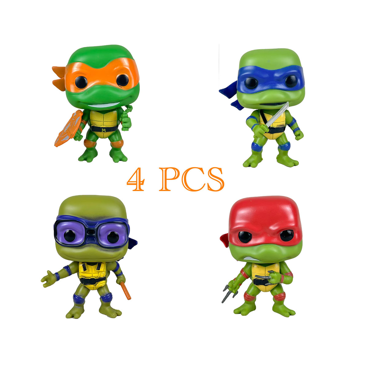 Neca Ninja Turtles Actionfigur 1990 Edition PVC-Statue mehrfarbig - Bild 2