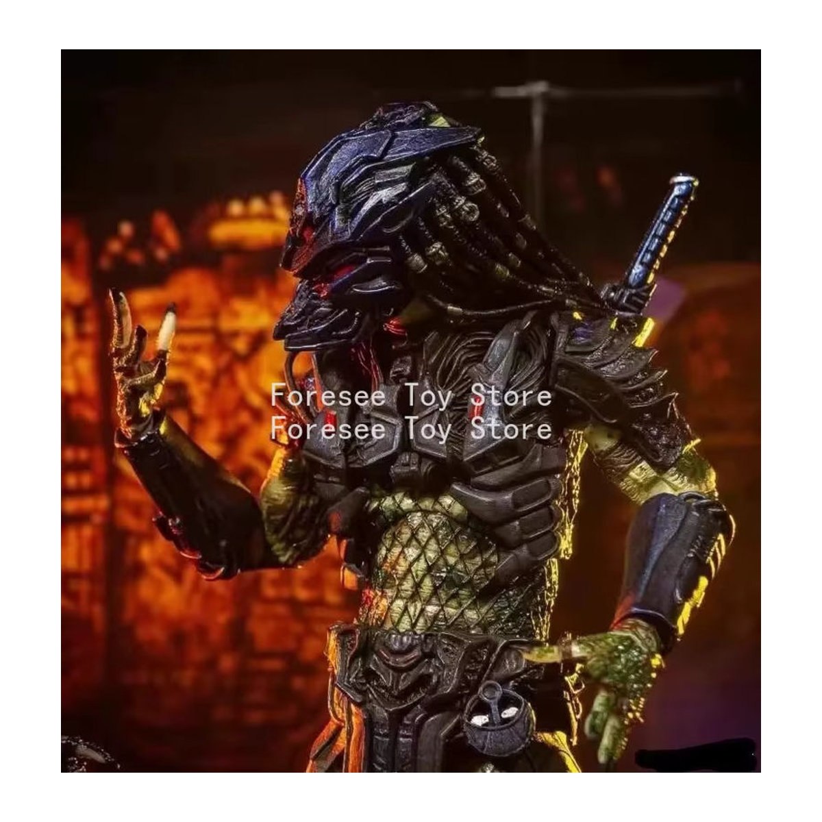 NECA Predator 2 Anime Actionfigur Light-up Luxury Edition, mehrfarbig, Höhe: 18 cm - Bild 2