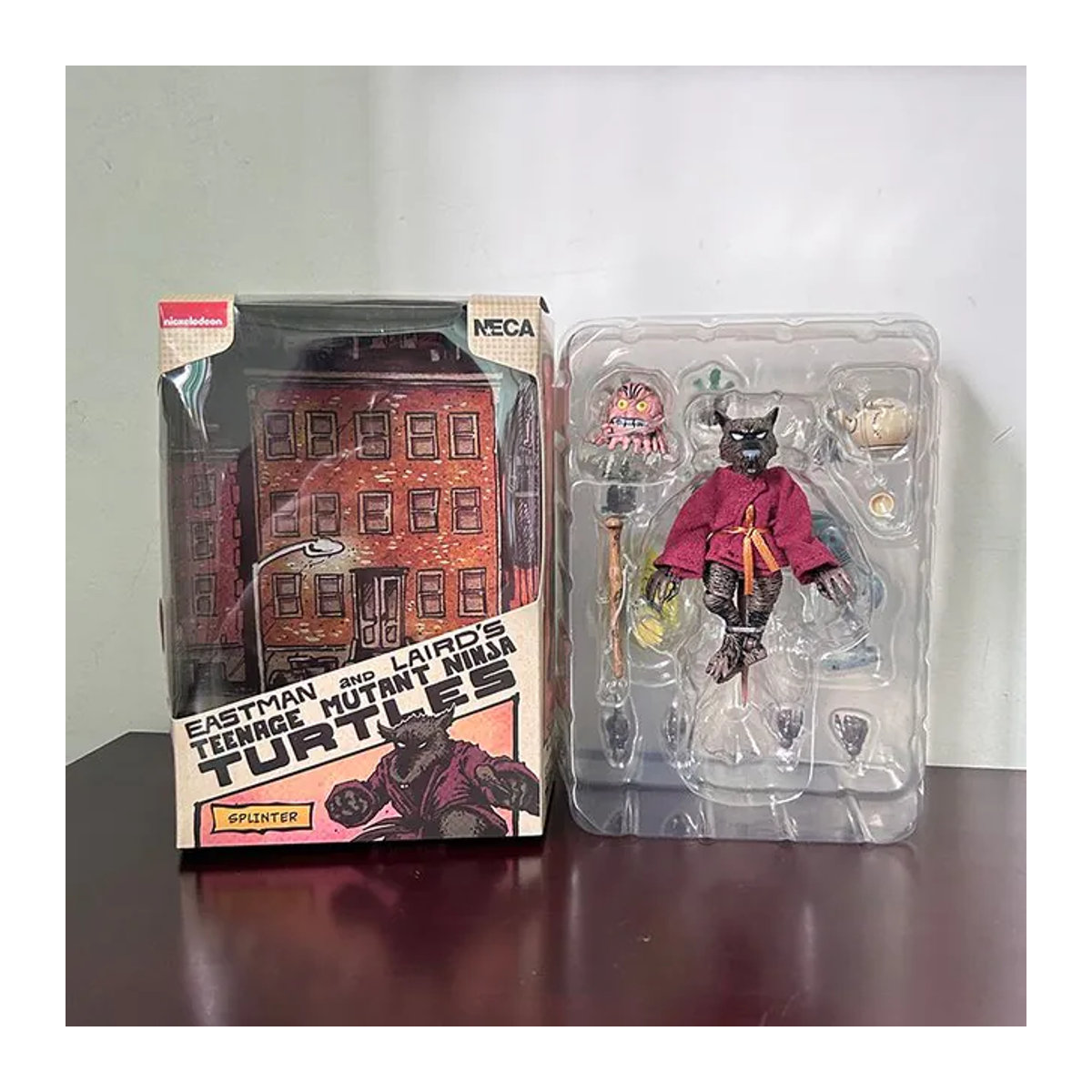 NECA Splinter Master Actionfigur aus Kunststoff, mehrfarbiges Anime-Modell für Sammler und Kinder - Bild 1