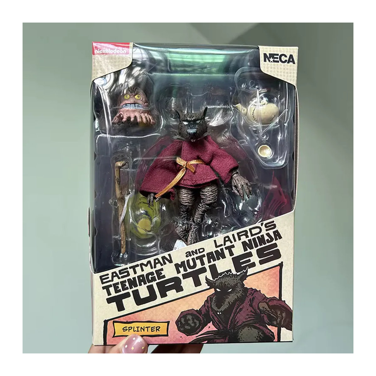 NECA Splinter Master Actionfigur aus Kunststoff, mehrfarbiges Anime-Modell für Sammler und Kinder - Bild 2