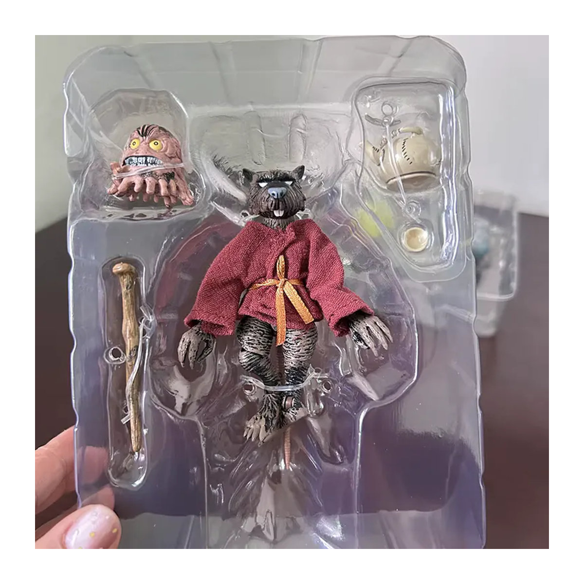 NECA Splinter Master Actionfigur aus Kunststoff, mehrfarbiges Anime-Modell für Sammler und Kinder - Bild 5