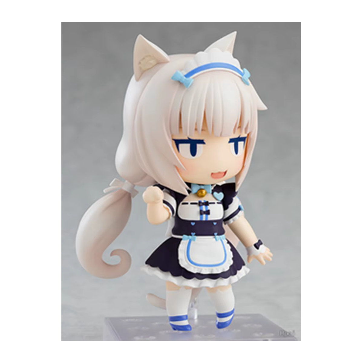 Nekopara Anime Figur OB11 1248 Schokolade Vanille Katze Maid Modell aus PVC in Braun und Weiß, Höhe: 10 cm - Bild 2