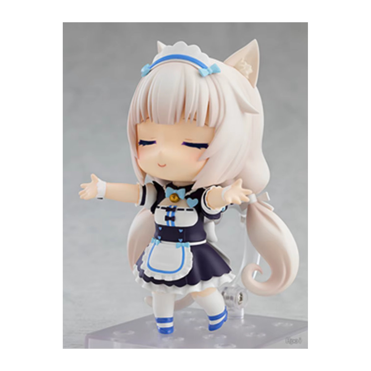 Nekopara Anime Figur OB11 1248 Schokolade Vanille Katze Maid Modell aus PVC in Braun und Weiß, Höhe: 10 cm - Bild 3