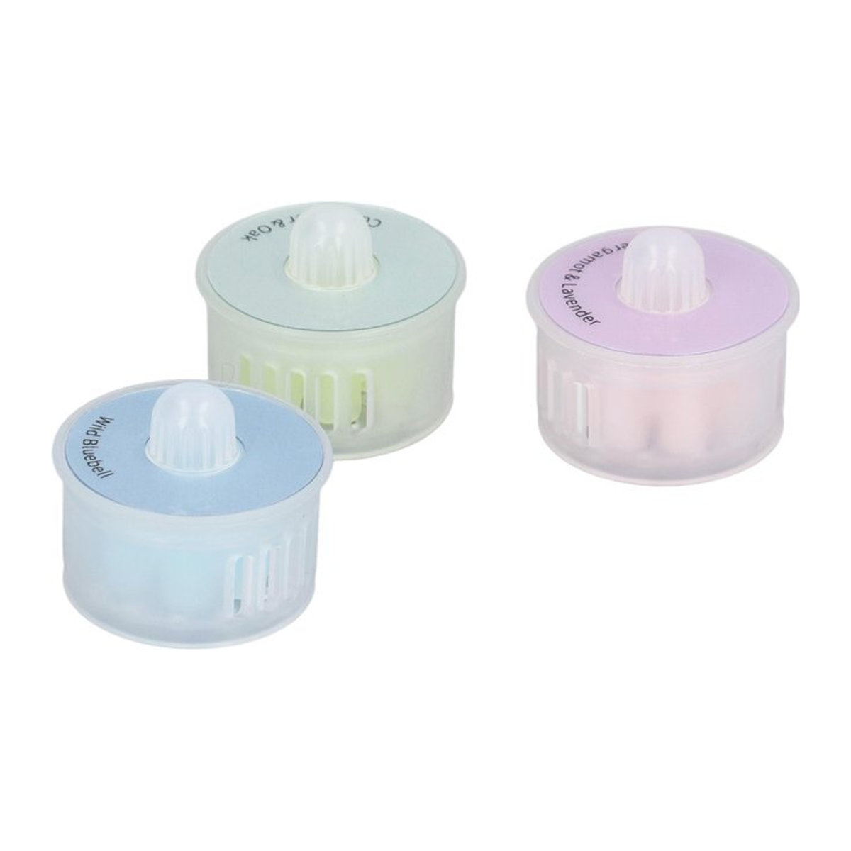 Neoglint Set aus 3 Duftkapseln für Saugroboter mit Bergamotte und Lavendel in Blau - Bild 1