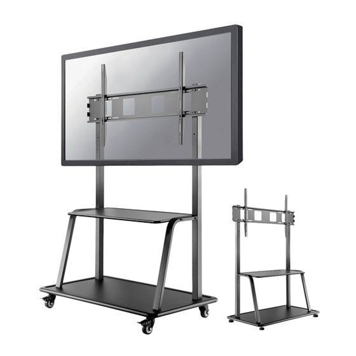 Neomounts NS-M4000BLACK TV-Rollwagen Bodenständer in Schwarz für Fernseher von 152,4 cm bis 267,0 cm - Bild 1