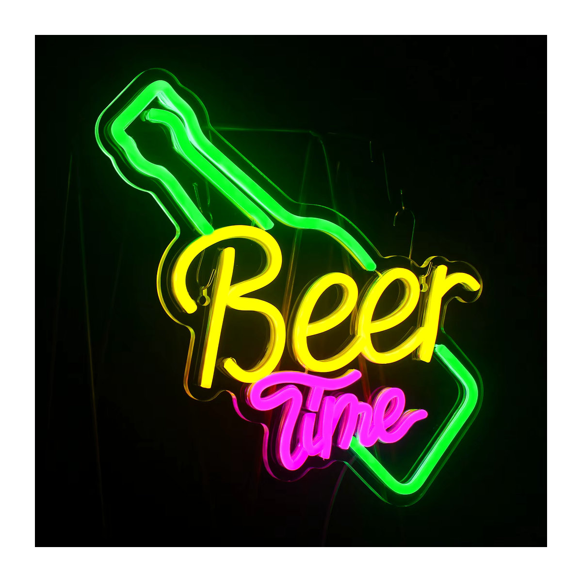 Neonlife LED Neon Wandleuchte Bunt für Bar Restaurant Hotel und Schlafzimmer mit USB-Anschluss - Bild 2