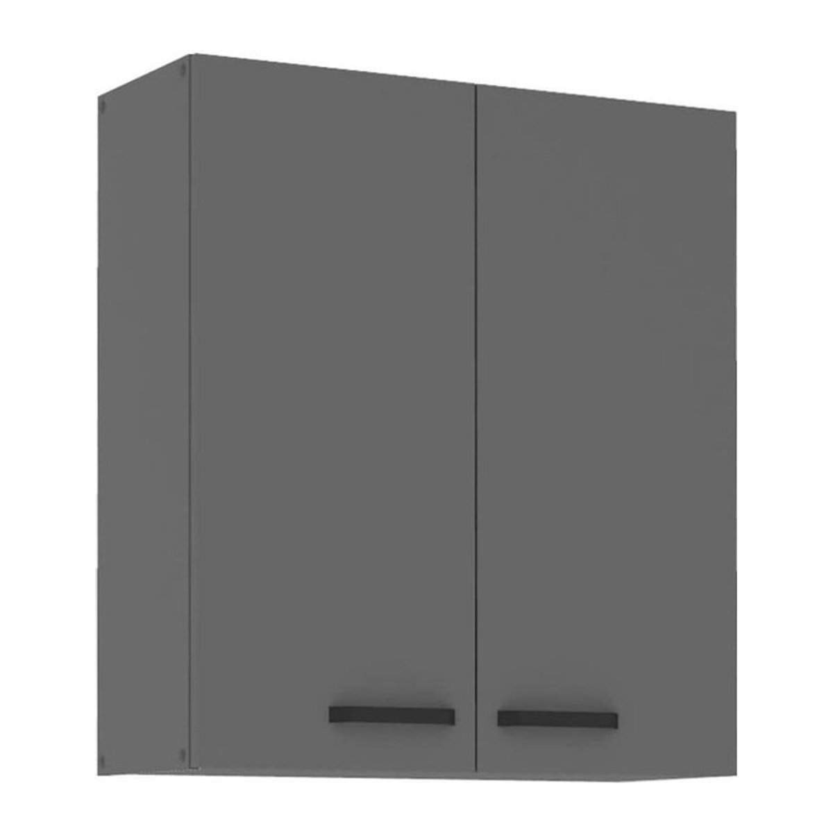 NESSA Hängeschrank Anthrazit mit Drehtüren für deine moderne Küchenzeile Breite: 80 cm - Bild 1