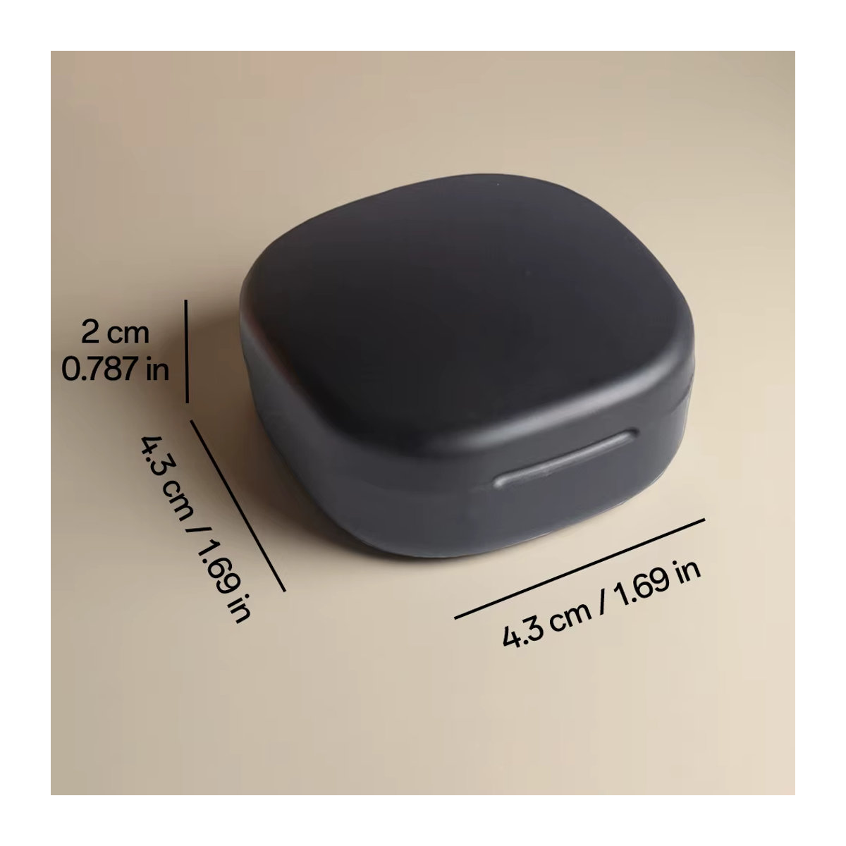 Netcosy Smart Ring Magnetisches Ladegehäuse in Schwarz für R06 R08 R09 R10 R11 Kompakte Schnellladebox - Bild 2