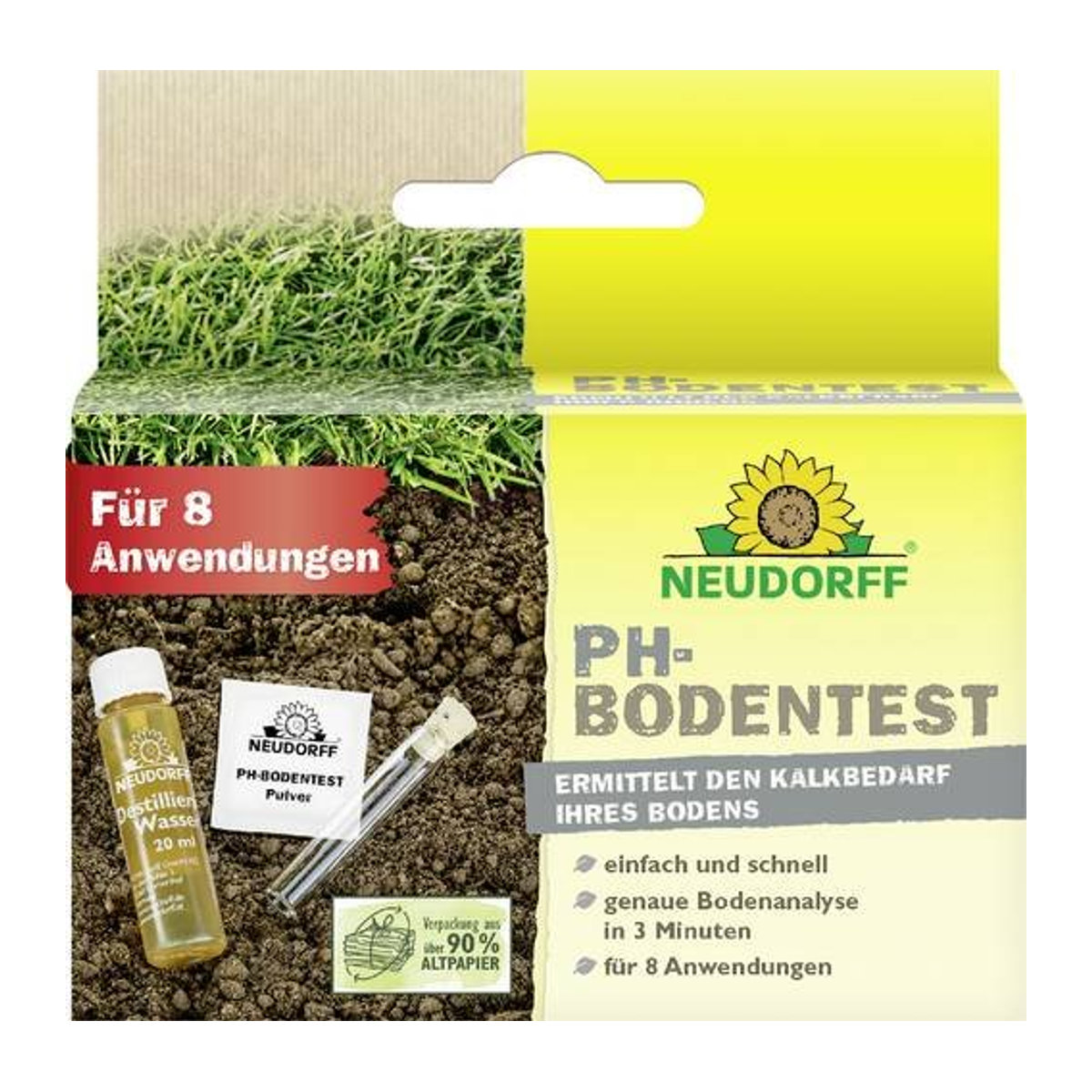 Neudorff pH Bodentest zur Bestimmung des Bodenwerts - Bild 1