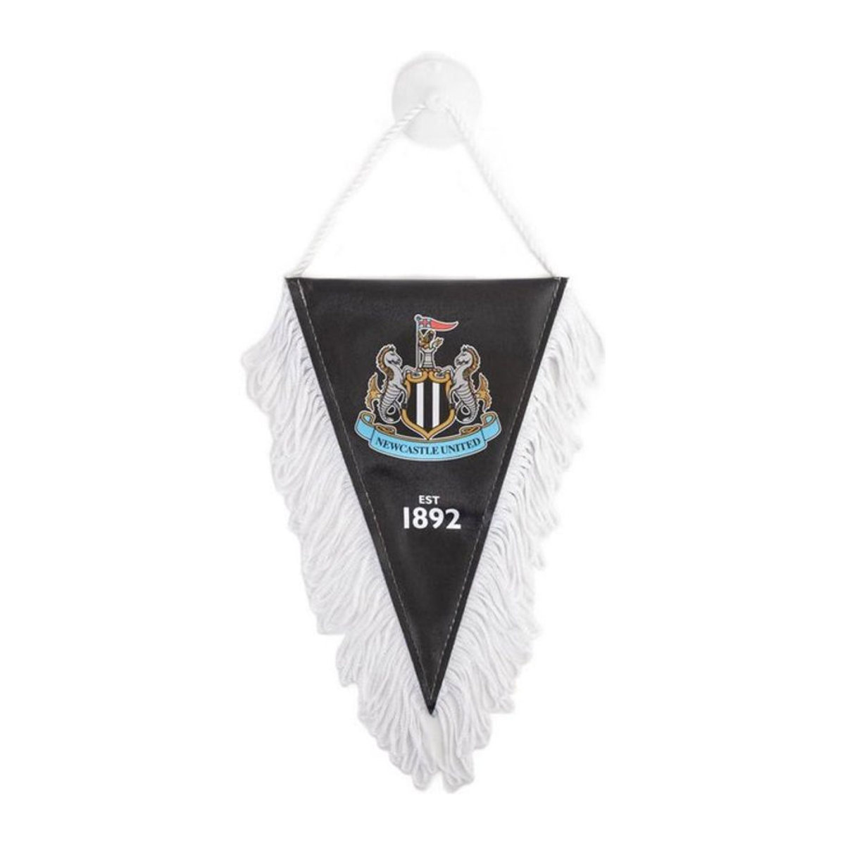 Newcastle United FC Dreieckswimpel Mini aus Textil in Schwarz - Bild 1