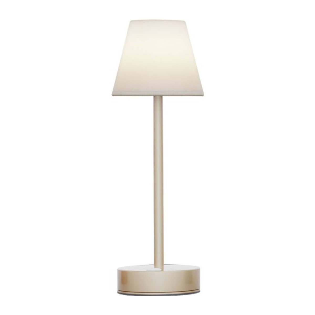 Newgarden LED-Tischleuchte Slim-30 in Gold aus Metall und Kunststoff mit neutralweißem Licht, Durchmesser: 11 cm, Höhe: 32 cm - Bild 1