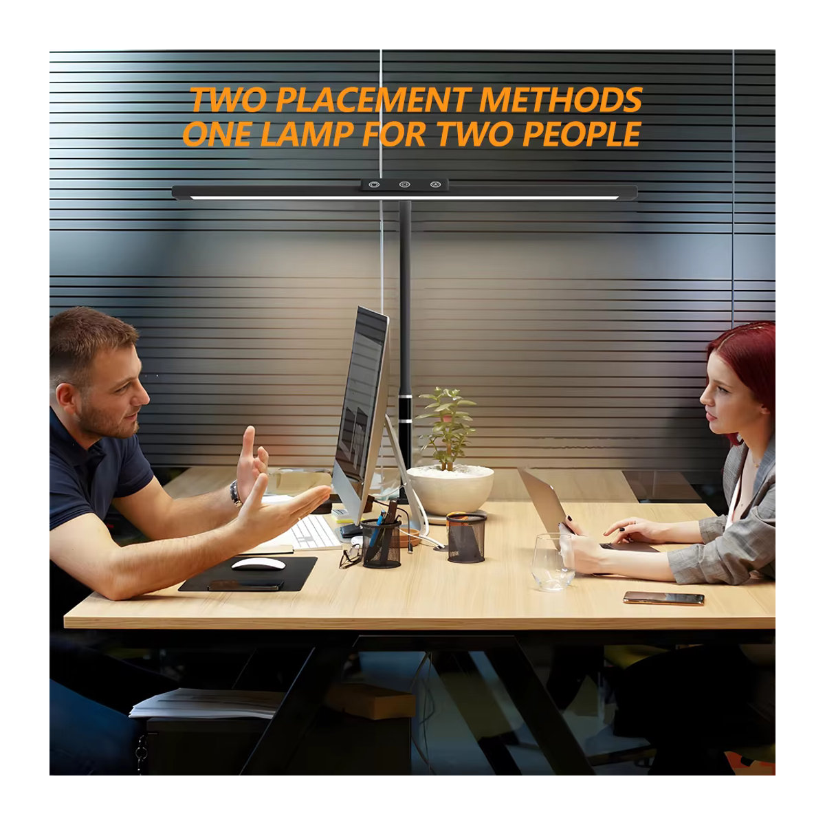 Newstyle LED-Klemmleuchte in Schwarz mit Touch-Modus, stufenloser Dimmung und flexiblem Schwanenhals für Büro und Zuhause - Bild 5