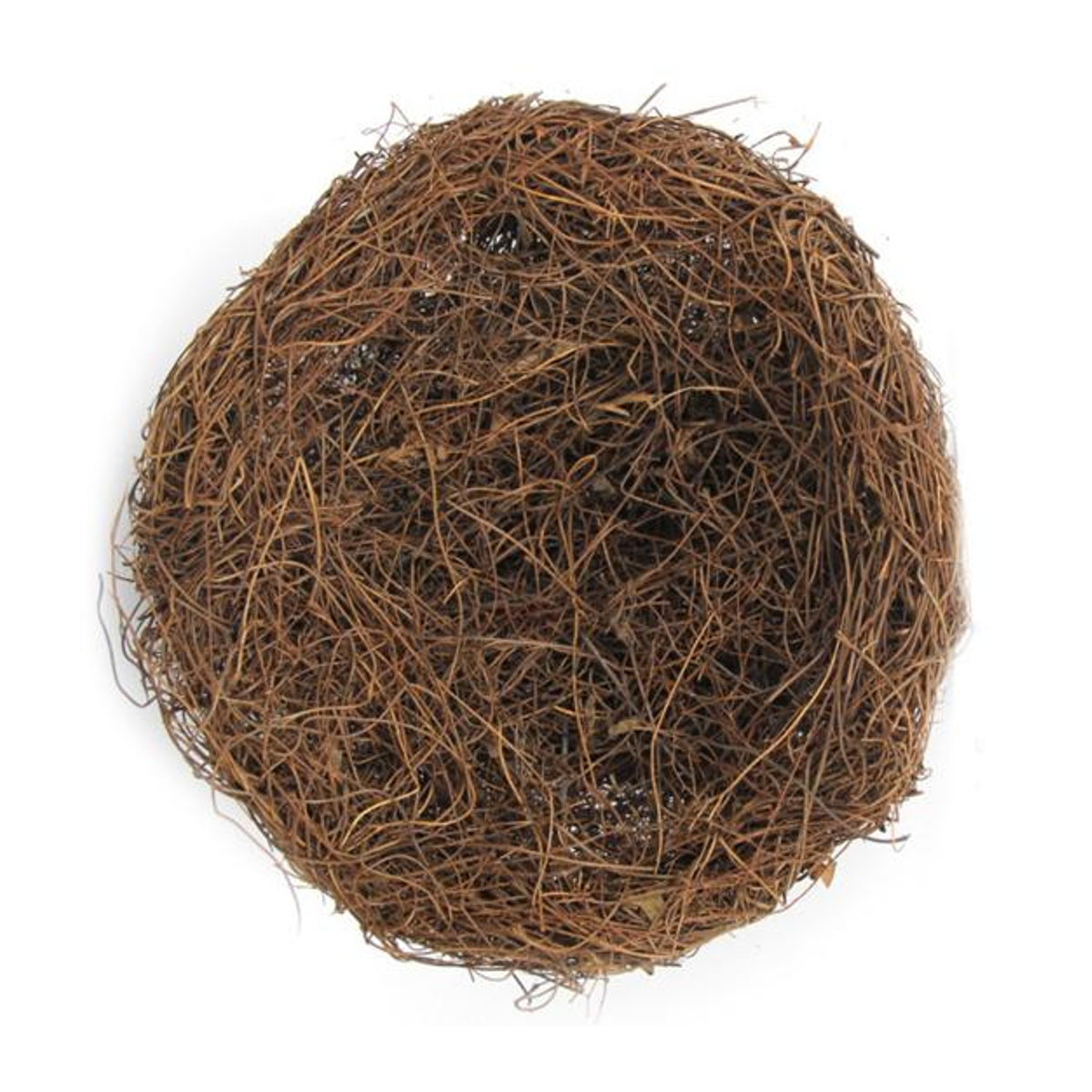 NexGoods Künstliches Vogelnest aus Rattan in Braun, rustikale Dekoration für Ostern, Hochzeit und Weihnachten, Durchmesser: 6 cm - Bild 4