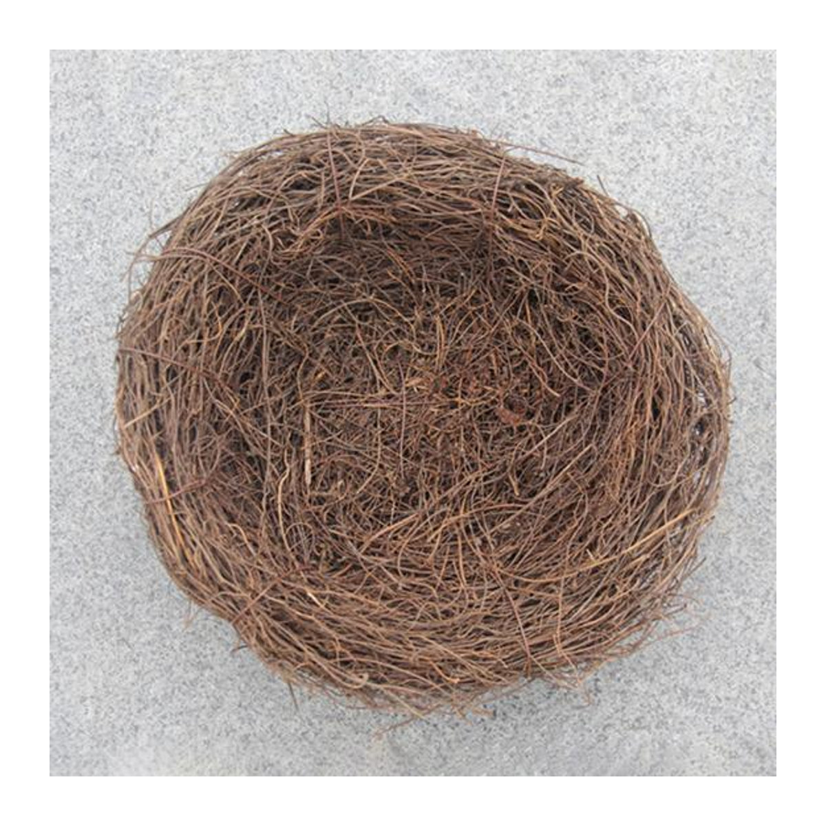 NexGoods Künstliches Vogelnest aus Rattan in Braun, rustikale Dekoration für Ostern, Hochzeit und Weihnachten, Durchmesser: 6 cm - Bild 7