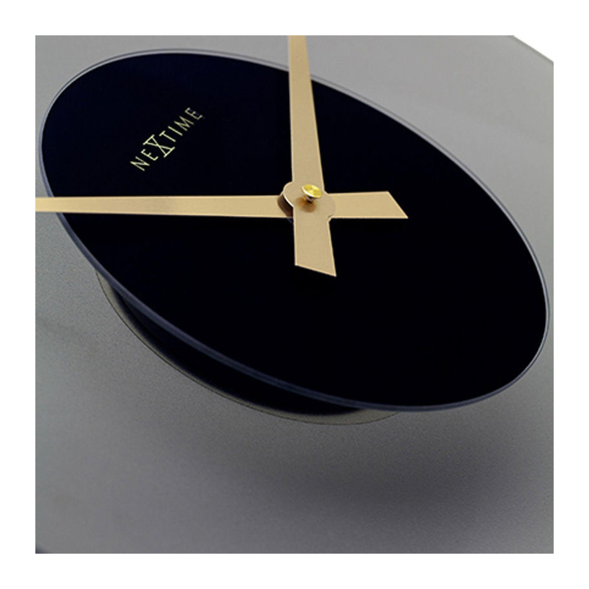 Nextime Wanduhr aus Glas in Grau, minimalistisches Design, analog und rund - Bild 5