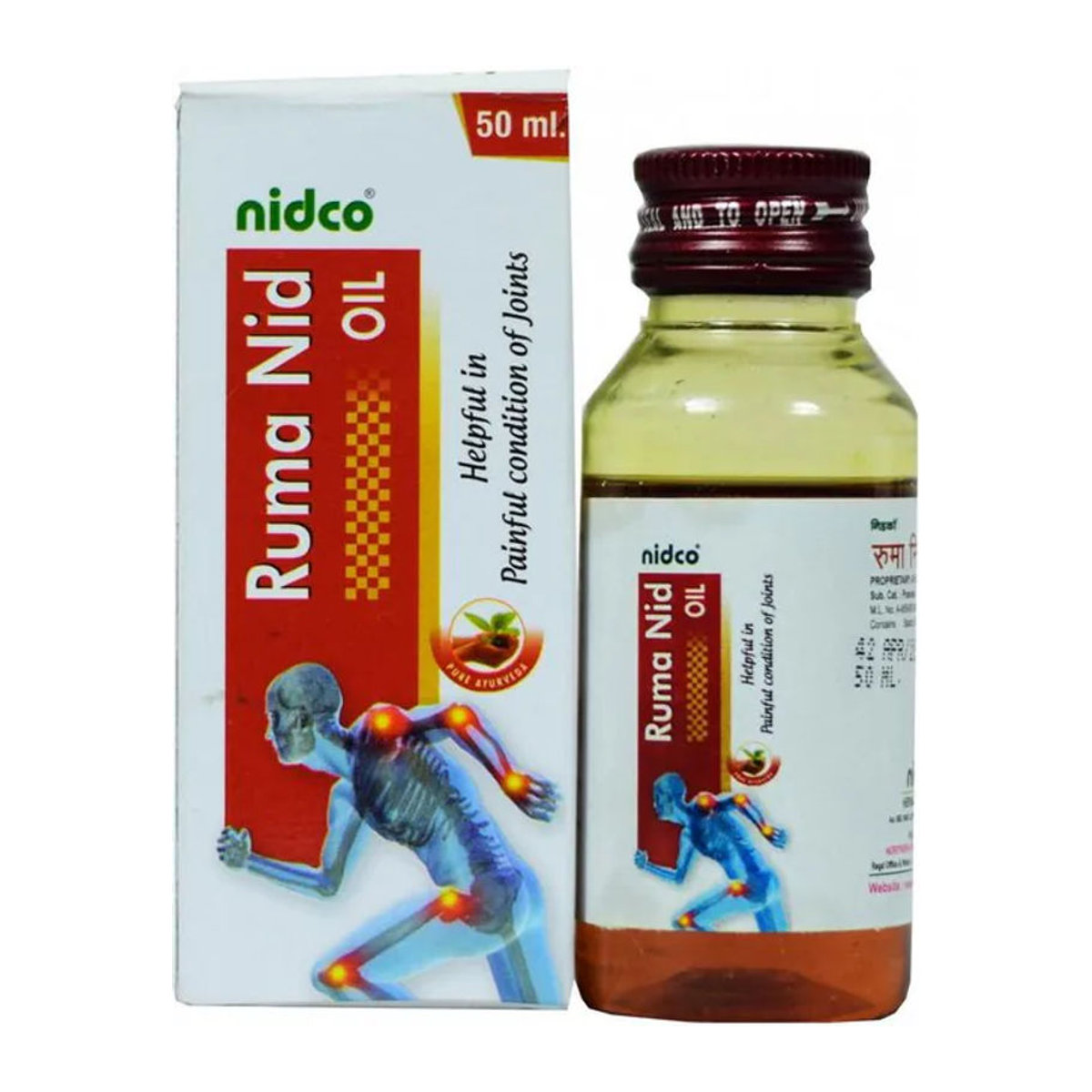 Nidco Ruma Besoin Öl 50 ml in transparentem Glas - Bild 1